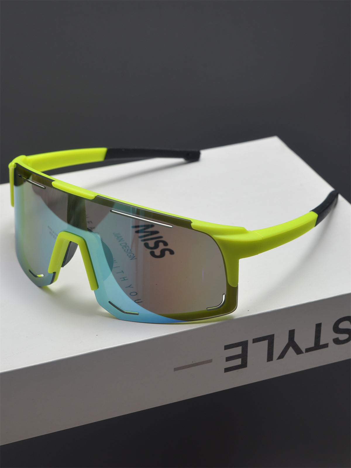 Oversized Shield Sports Sunglasses