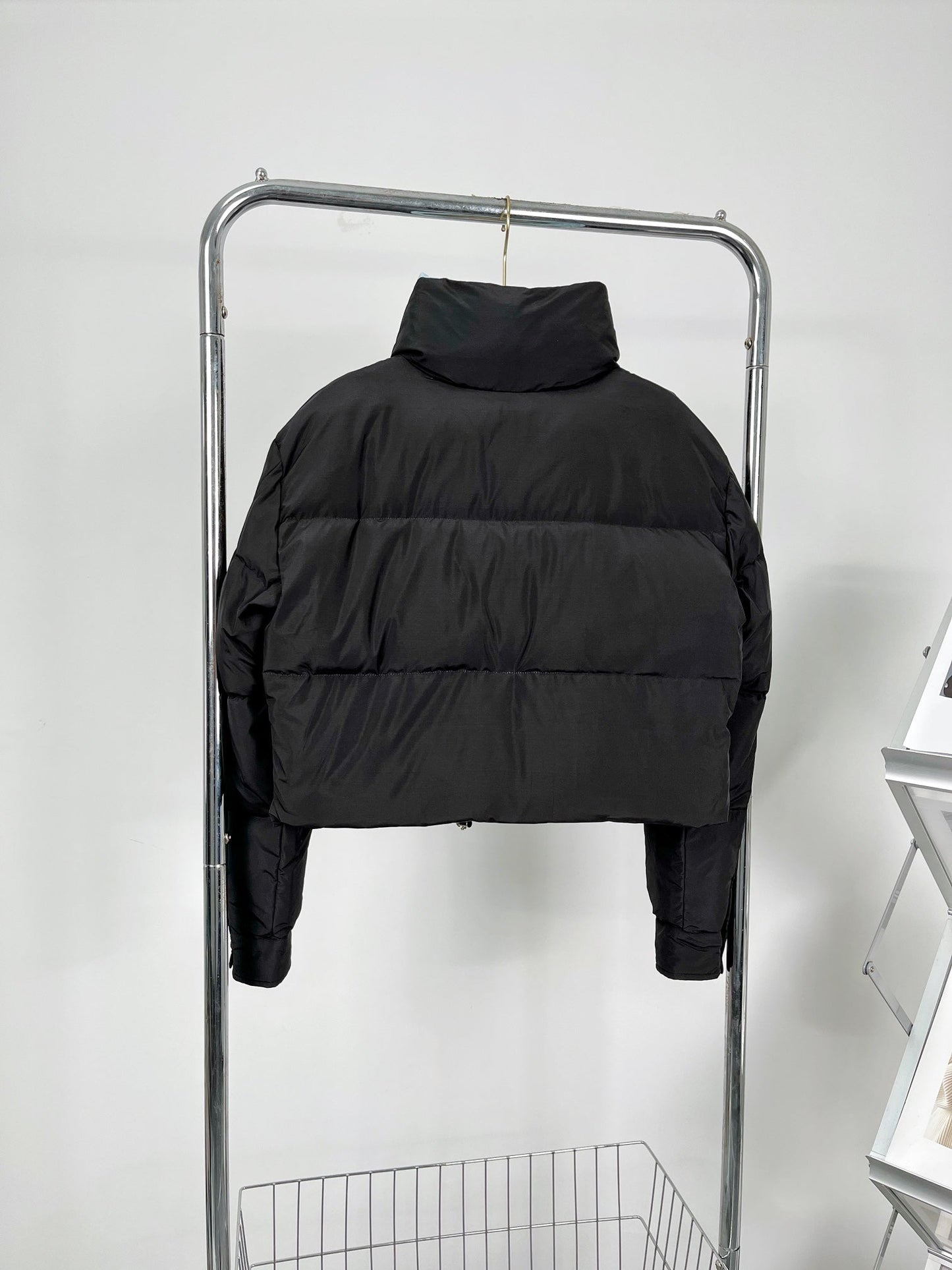 Short Black Down Jacket