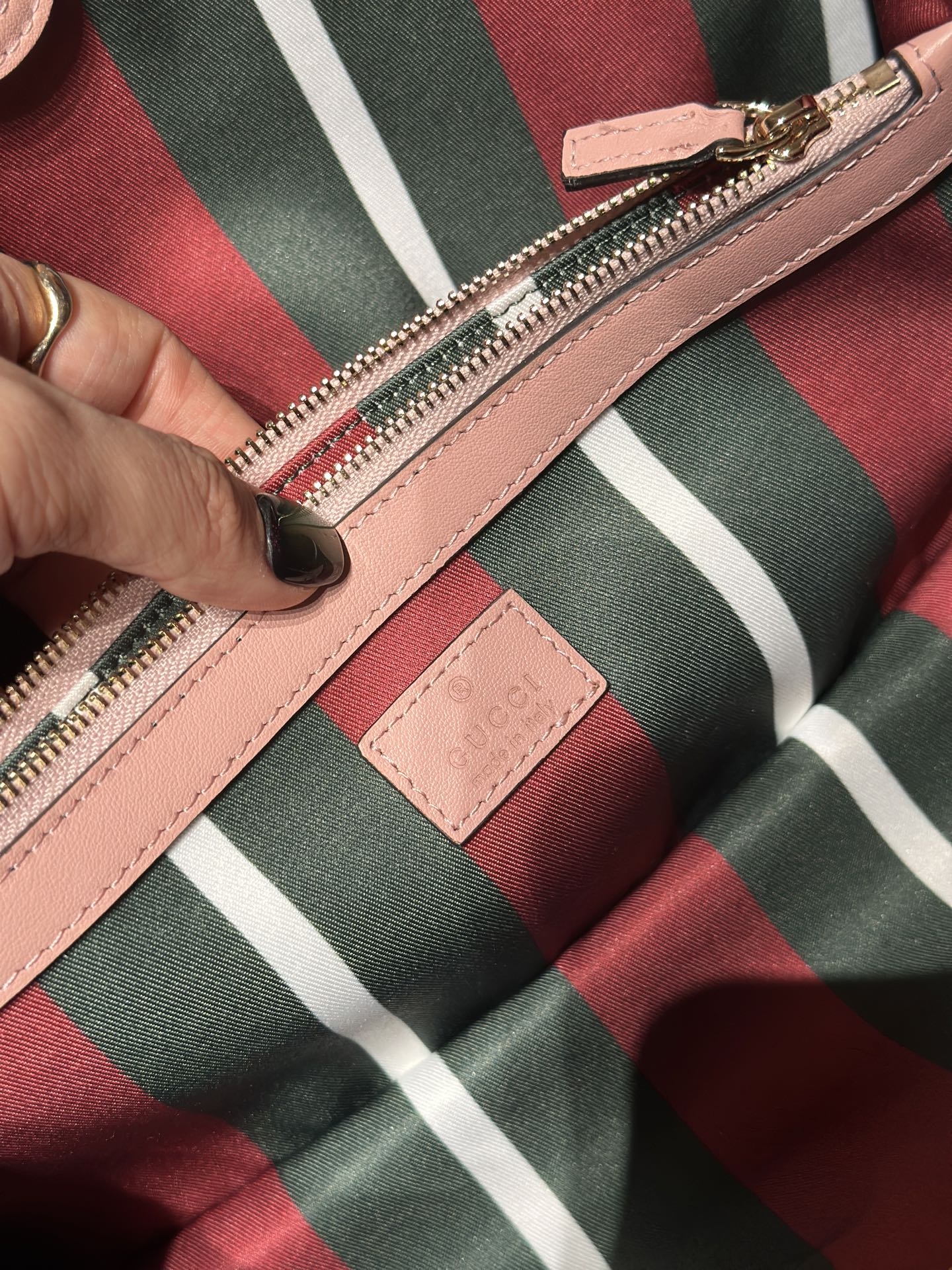 Emblem Small Tote Bag Light Pink